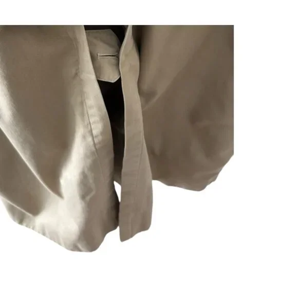 Vtg Burberrys Of London Womens Long Trench Coat Nova Check Trim Old Money 10 - Picture 7 of 9